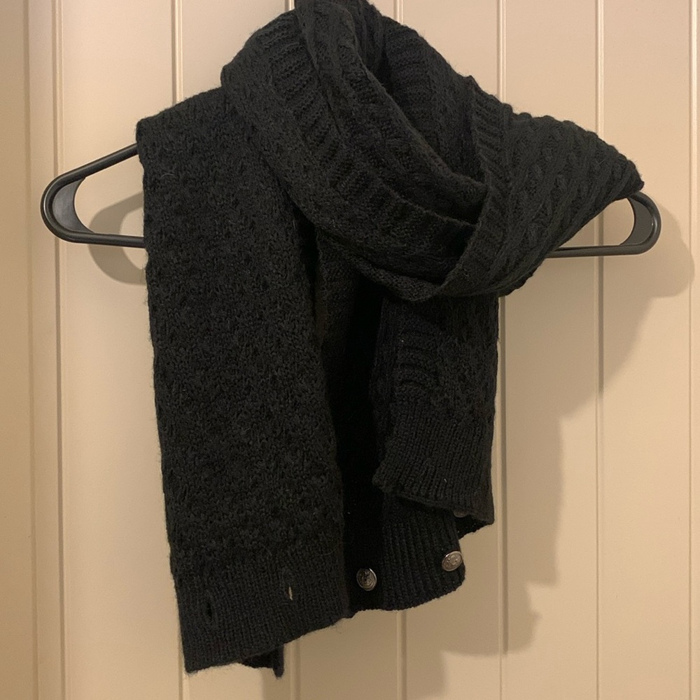 Knit Button Up Scarf